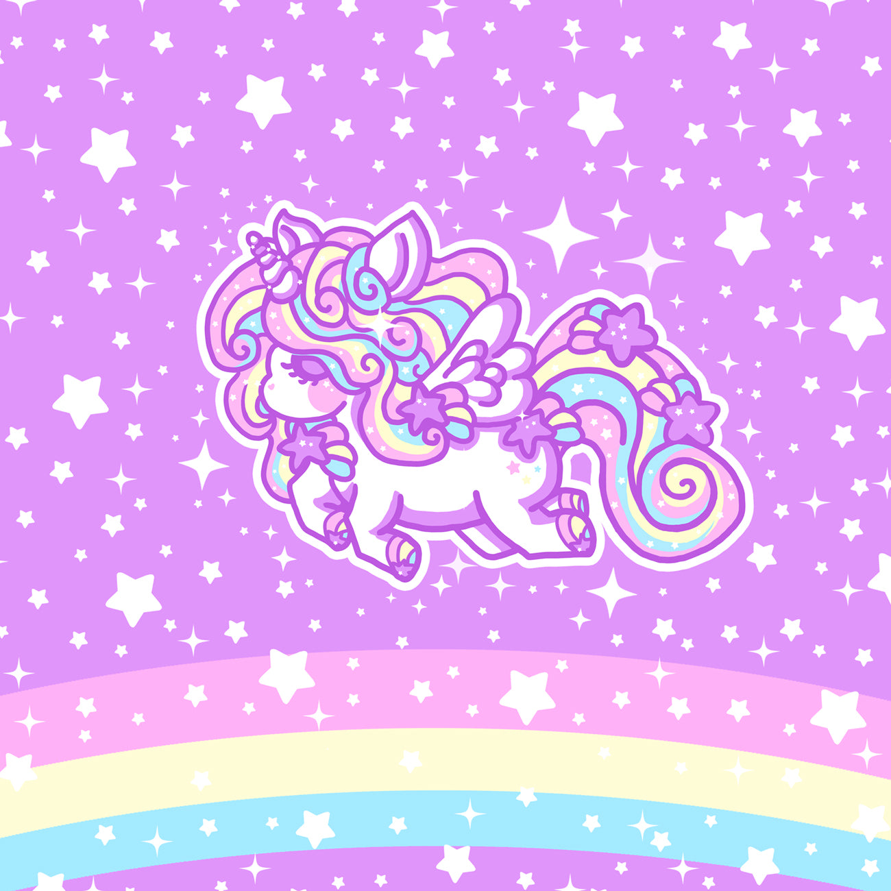 Rainbow Stardust Unicorn