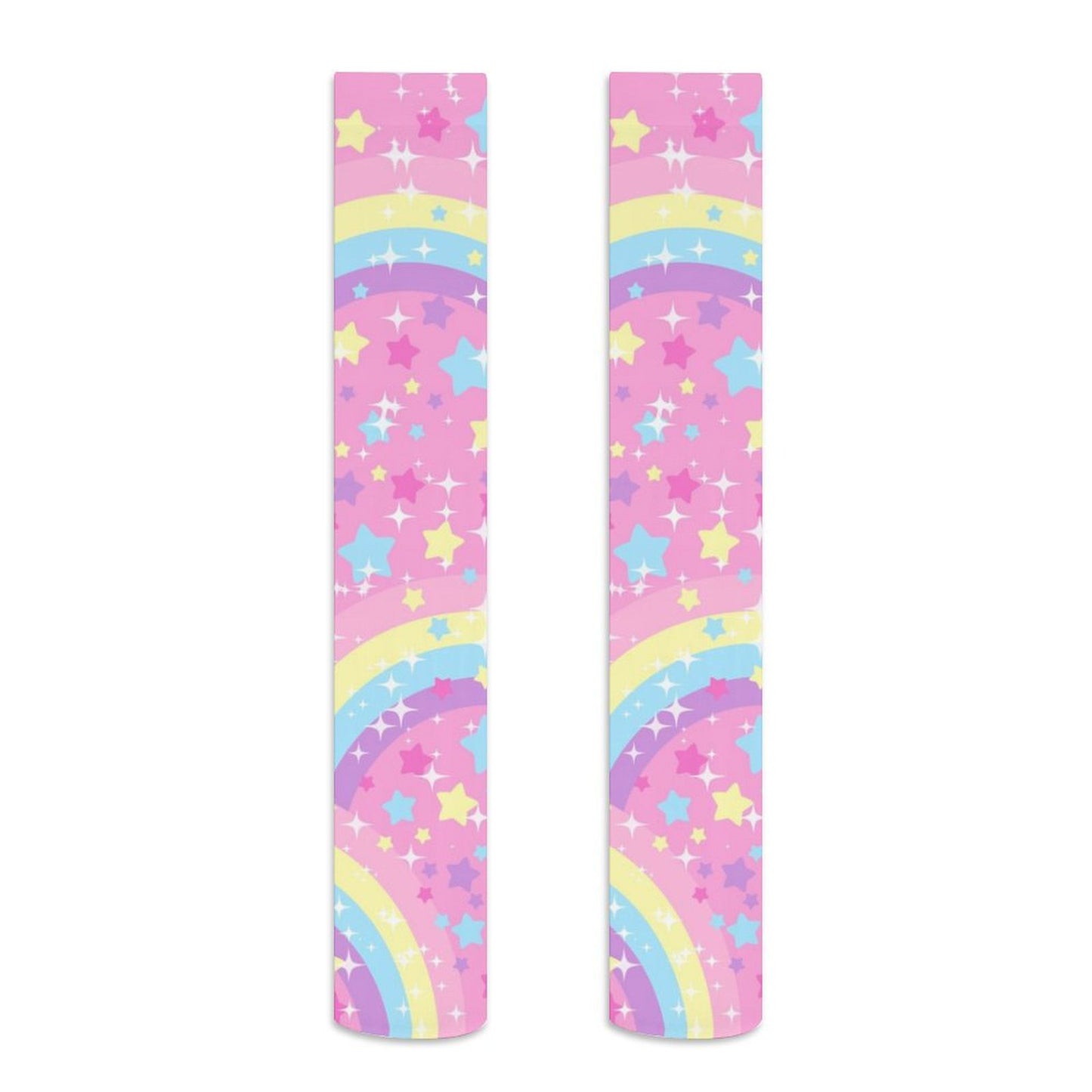 Bubbles Rainbow Land Over Knee Stocking Socks