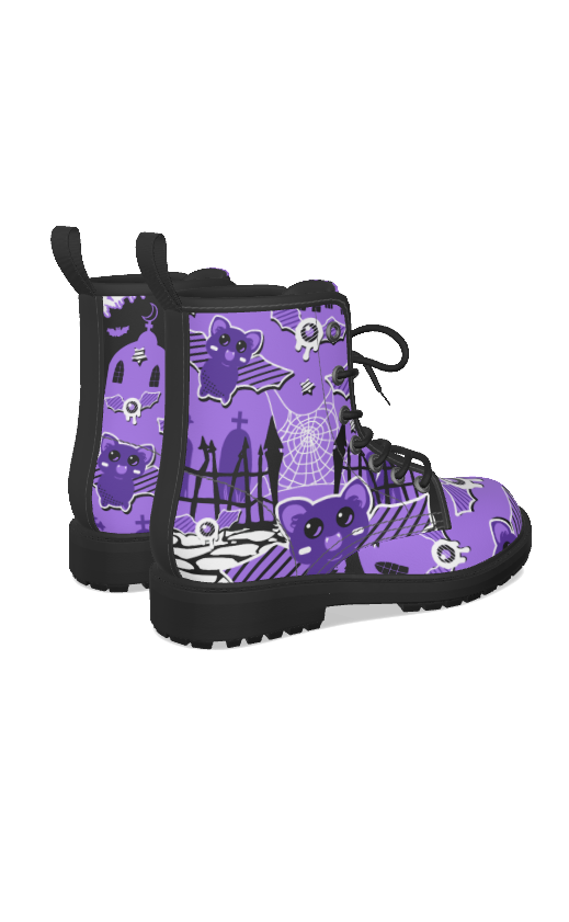 Spooky Bats Creepy Night Women's Boots