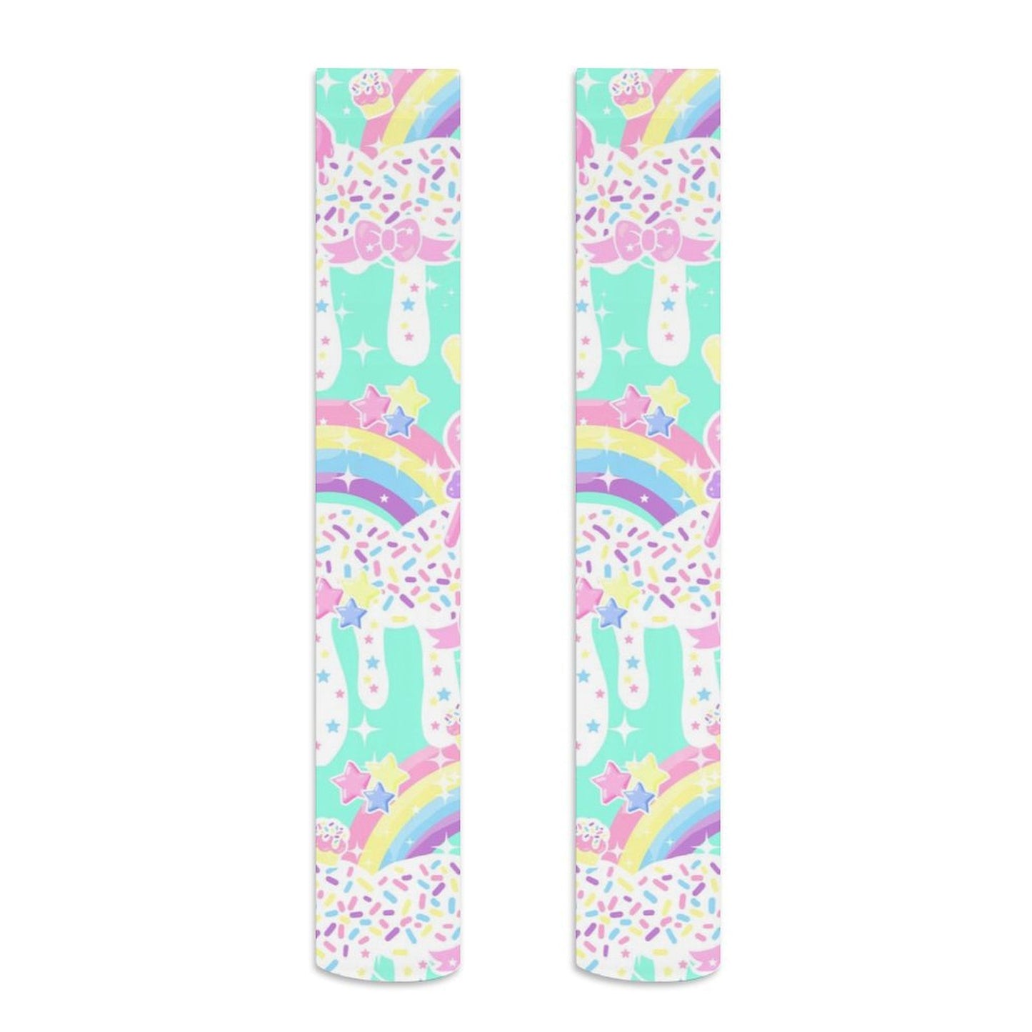 Rainbow Sweets Over Knee Stocking Socks (Mint)