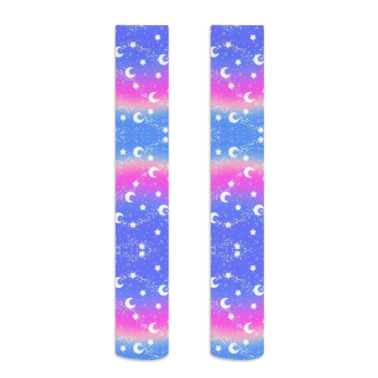 Magical Fairy Time Over Knee Stocking Socks (Rainbow Twilight)