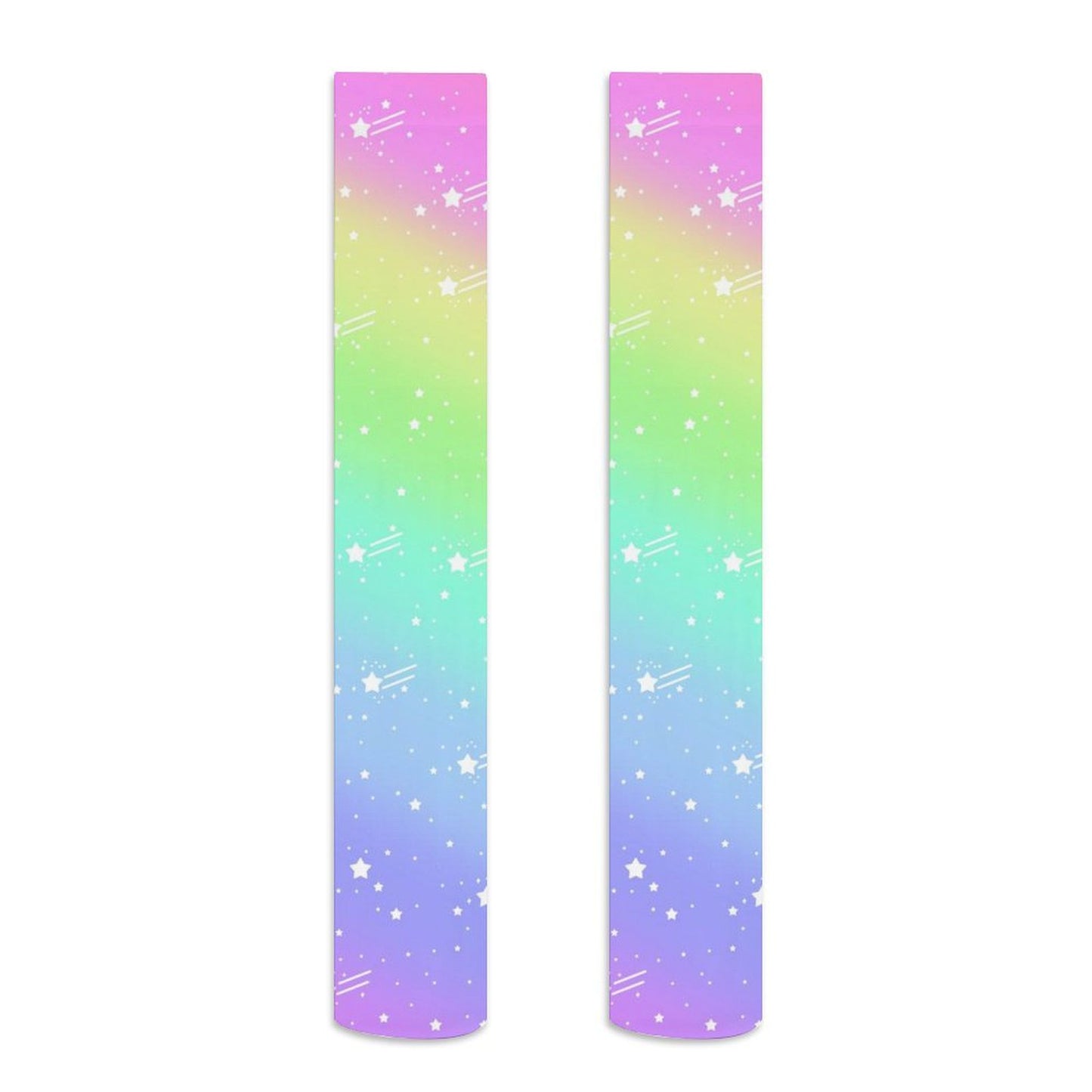 Wishful Rainbow Over Knee Stocking Socks