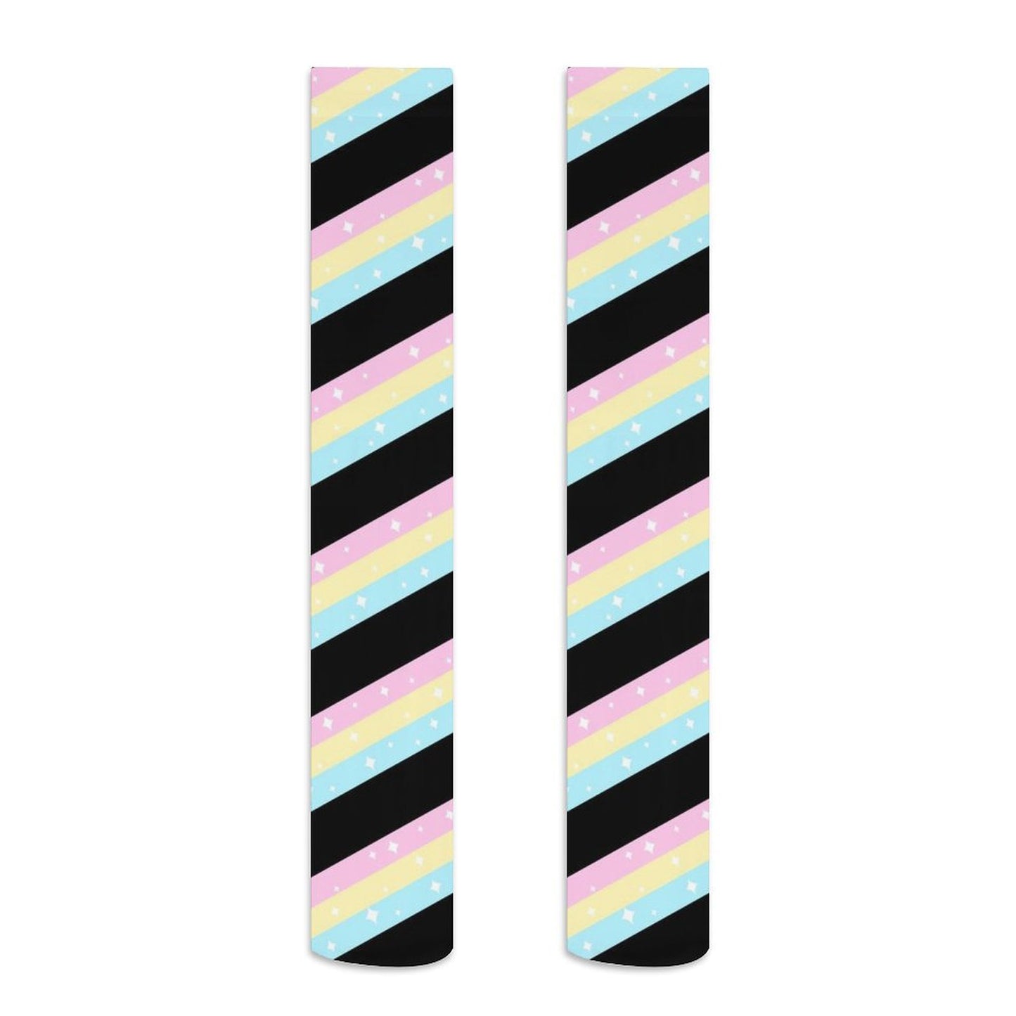 Teatime Fantasy Over Knee Stocking Socks (Black)