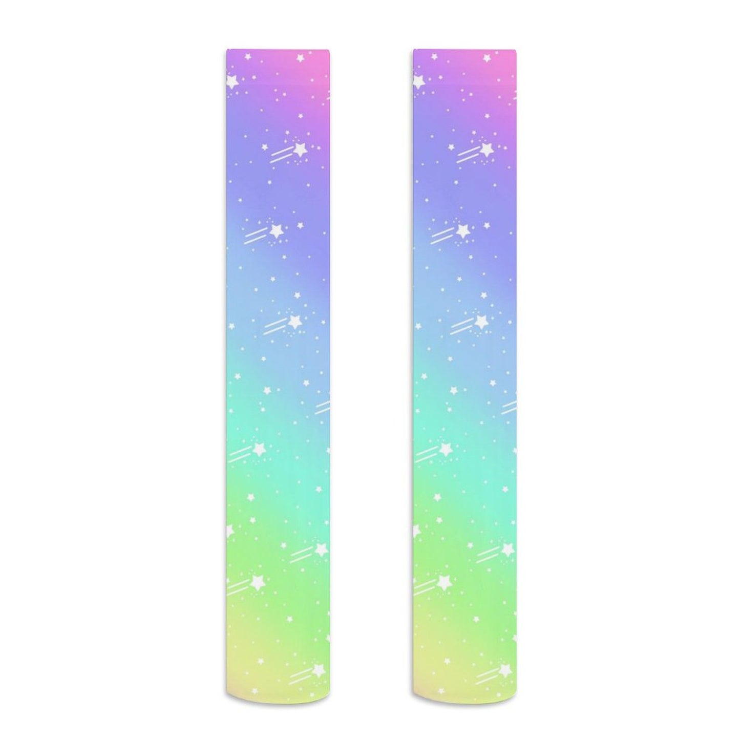 Wishful Rainbow Over Knee Stocking Socks