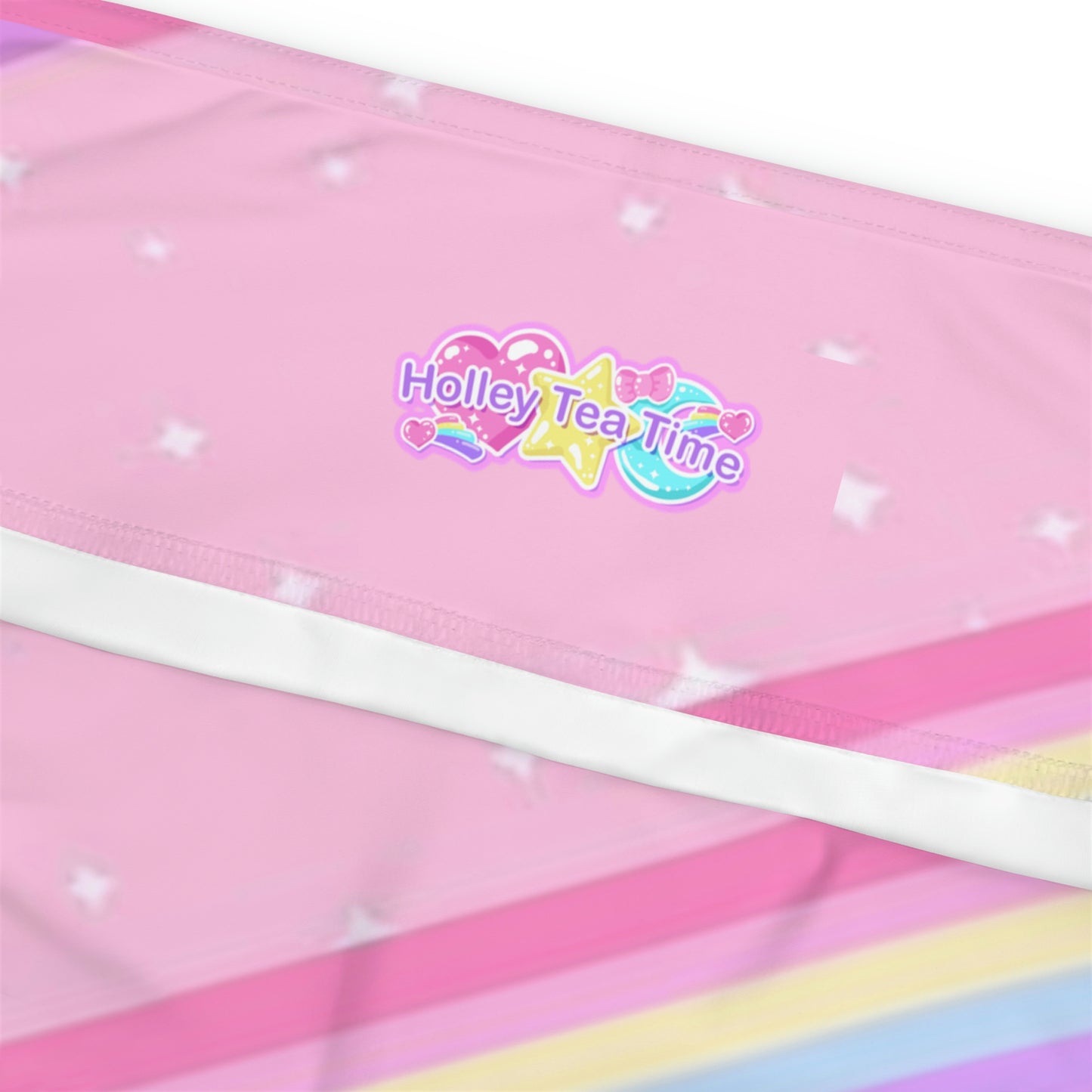 Kawaii Sparkle Cake Rainbow Beam Plus Size Leggings