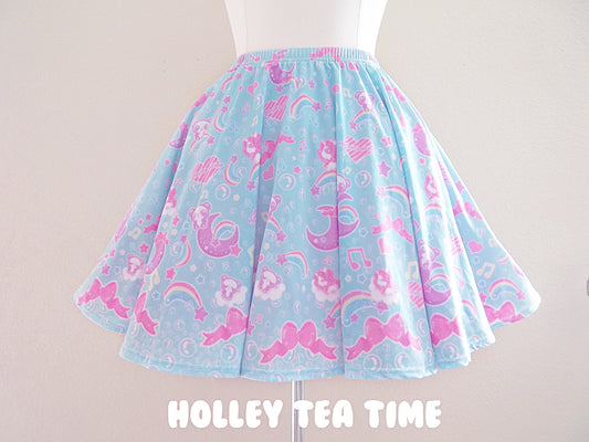 Bubbly dreams mint skater skirt [made to order]