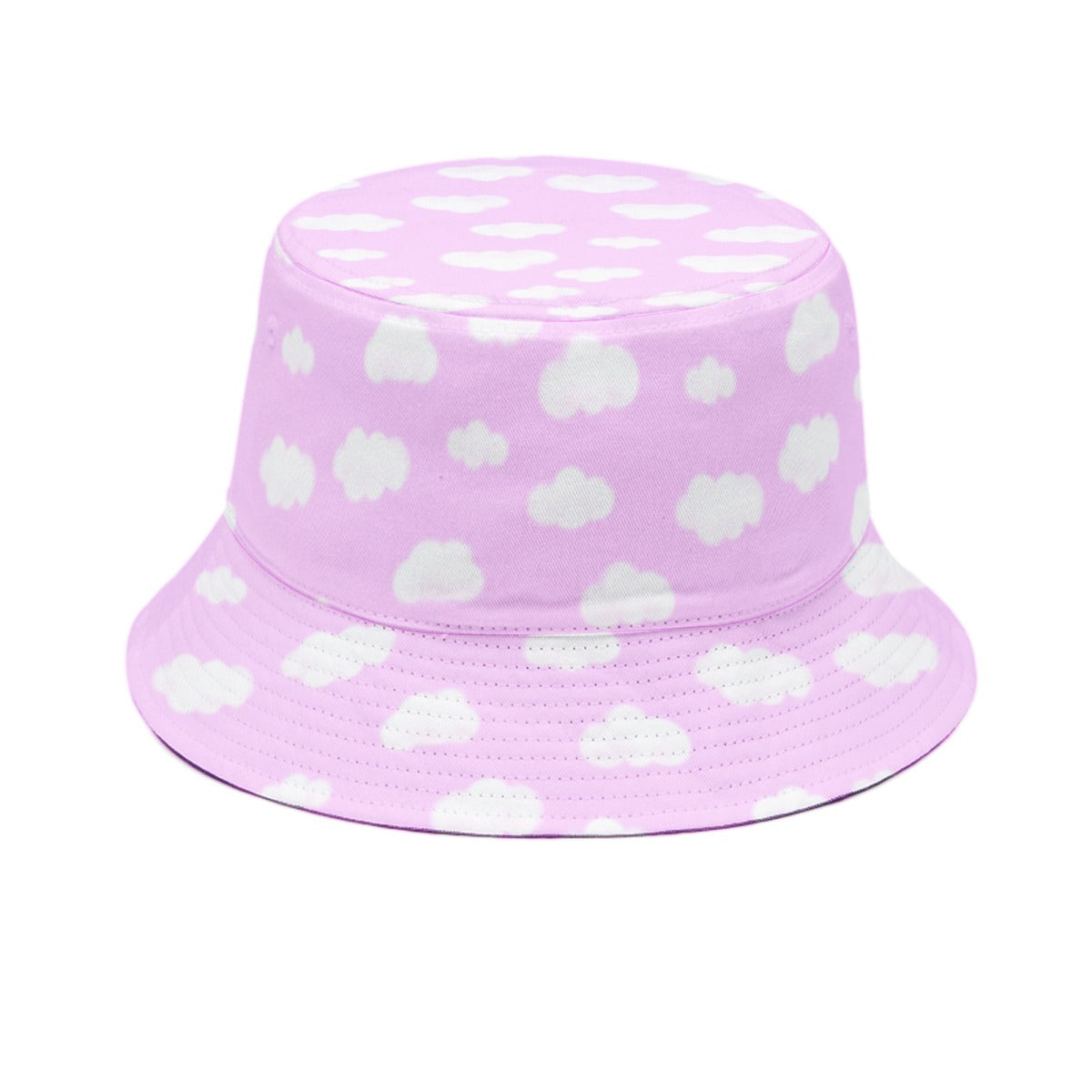 Polee Two Tone Bucket Hat - Pink/White