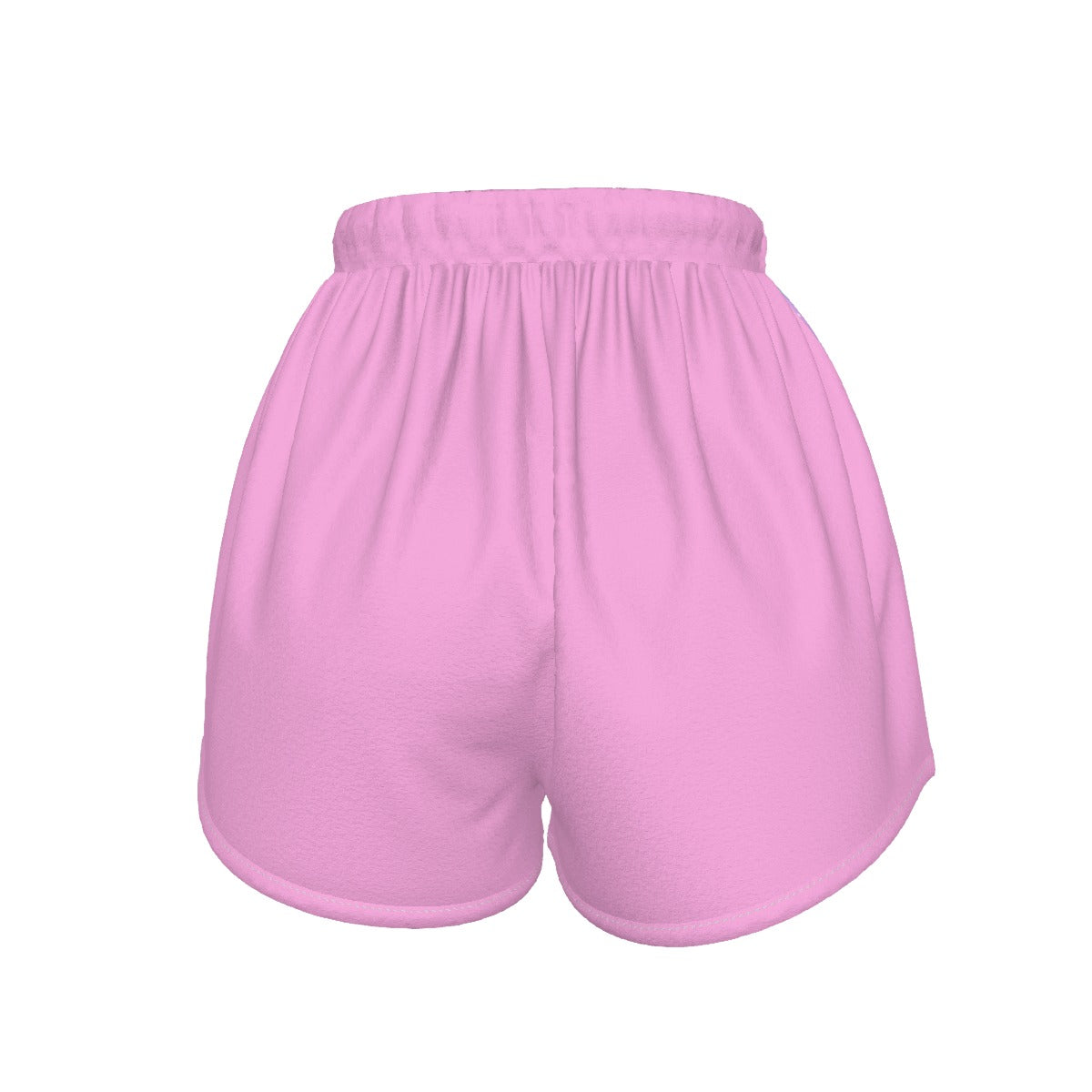 Happy Rainbow Cloud Pink Women's Sports Shorts