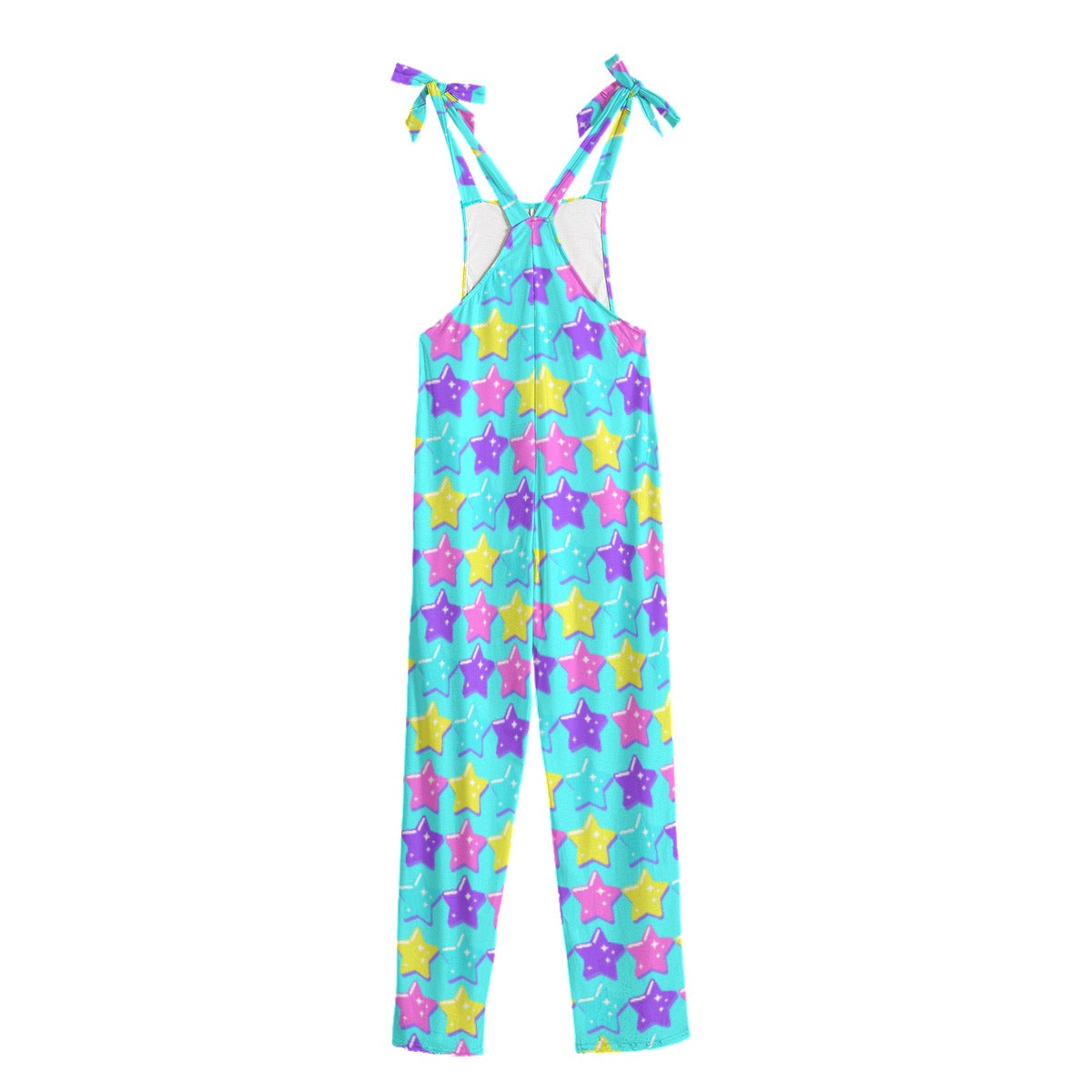 Electric Star Wave Blue Jumpsuit Overalls