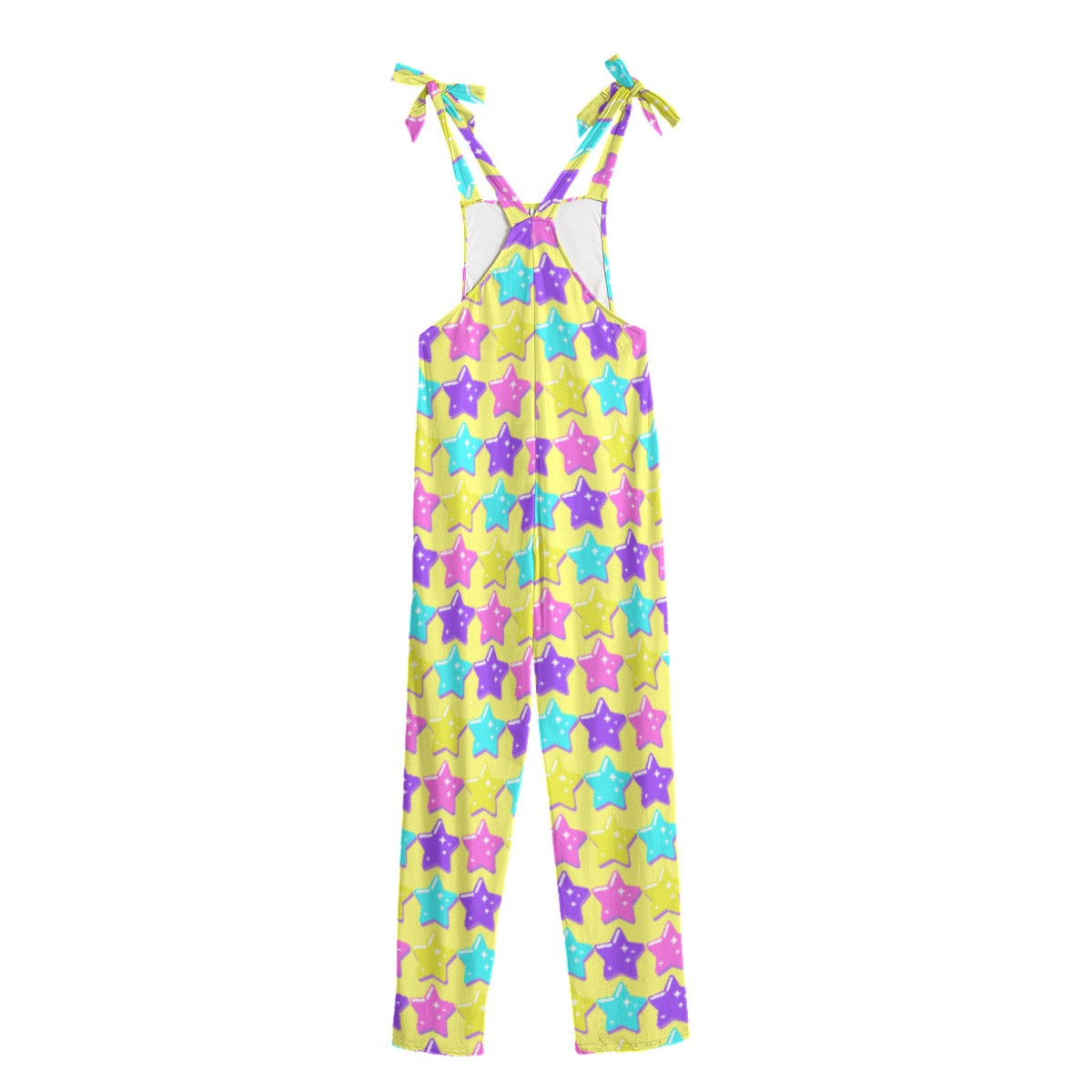 Electric Star Wave Yellow Jumpsuit Overalls