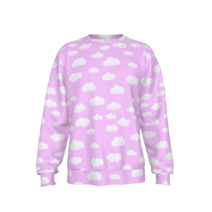 Dreamy Clouds Men's Sweatshirt (Taffy Pink)