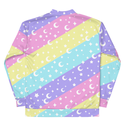 Cosmic Rainbow Unisex Bomber Jacket