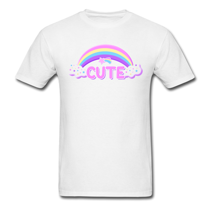 Rainbow Cute Magic Unisex Classic T-Shirt - white