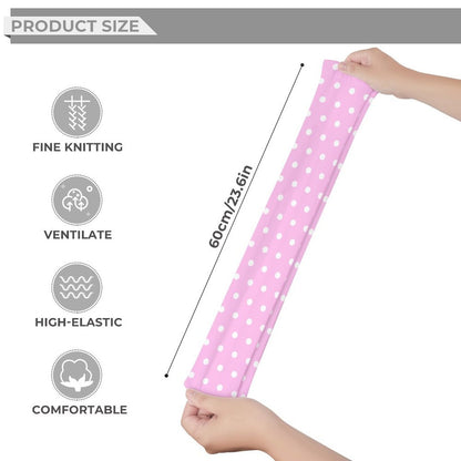 Cute Polka Dots Over Knee Stocking Socks (Pink)