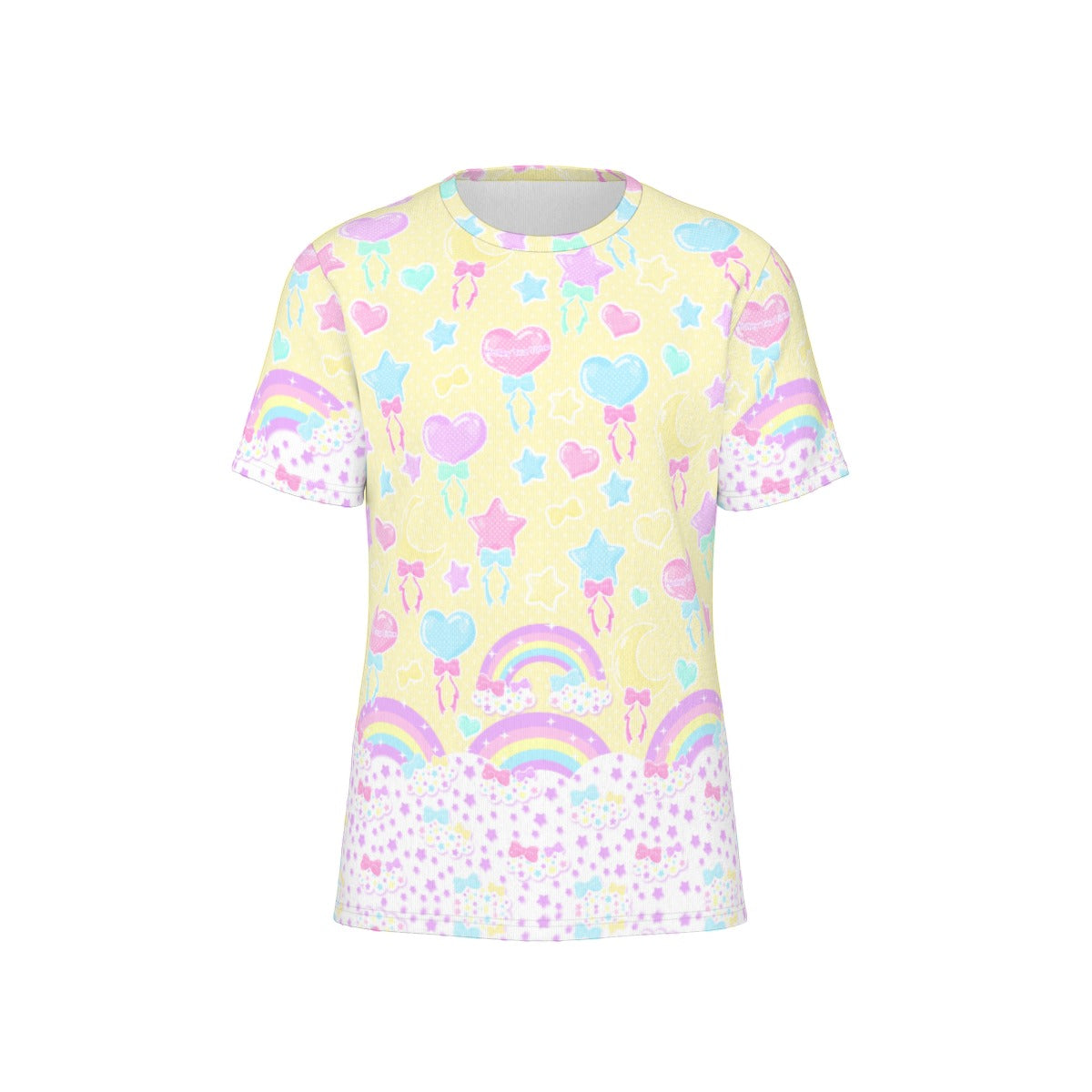 Pastel Party Unisex Cotton T-Shirt (Yellow)