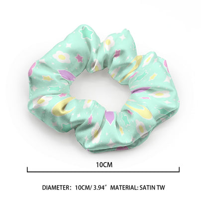 Magical Spring Satin Scrunchie (Mint)