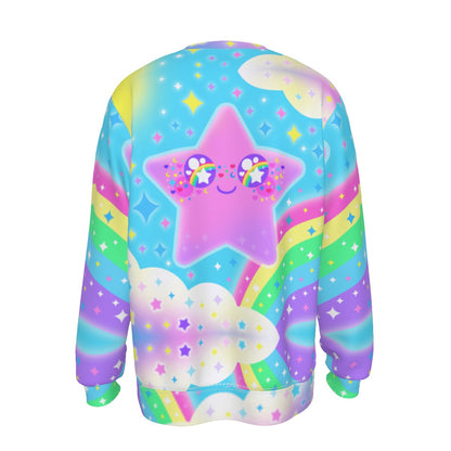 Rainbow Decora Star Men's Sweatshirt