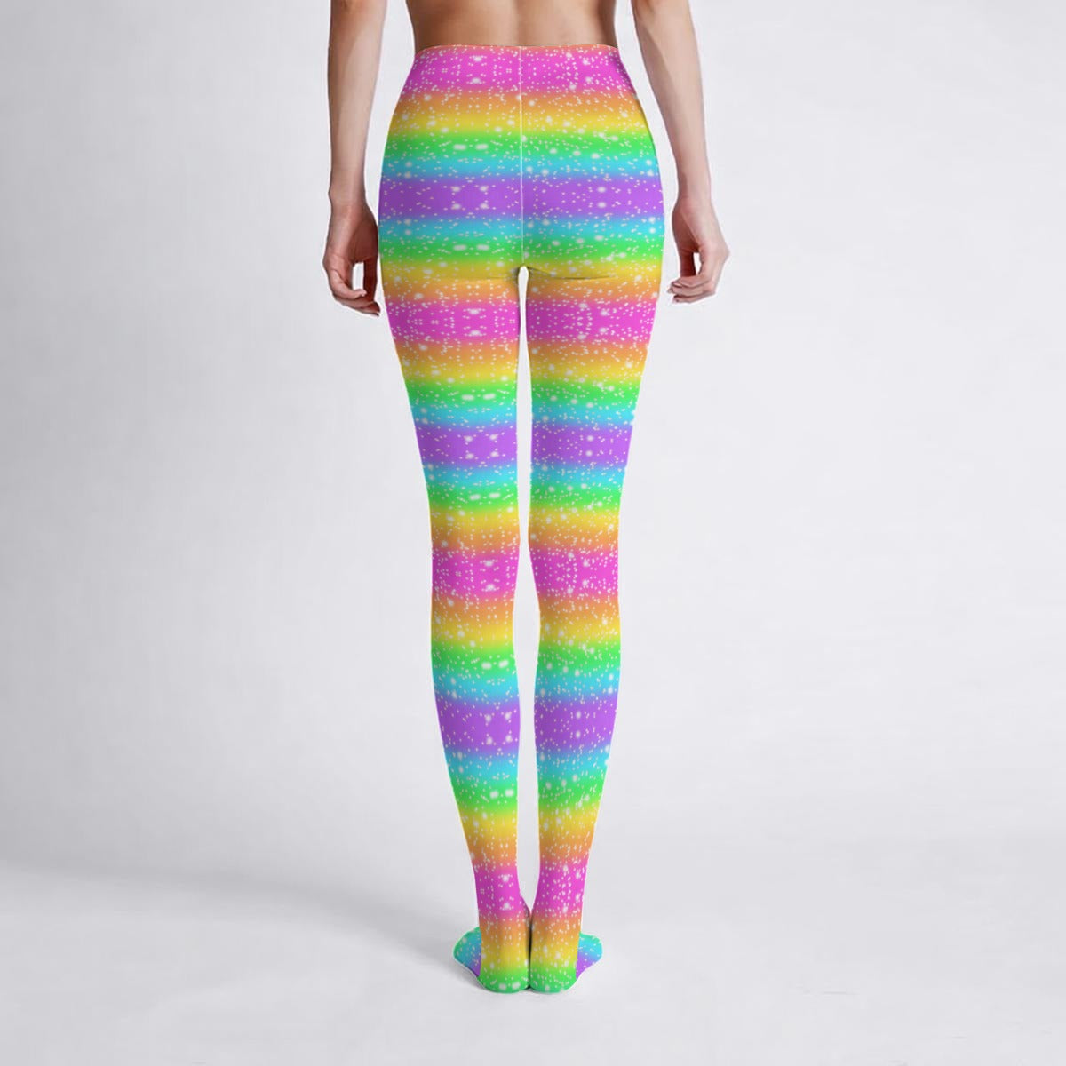 Rainbow Wonderland Stretchy Tights