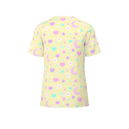 Magical Spring Unisex Cotton T-Shirt (Yellow)