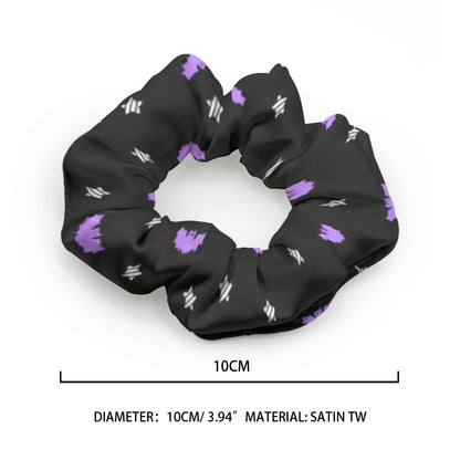 Spooky Bats Satin Scrunchie