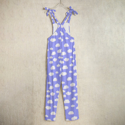 Dreamy Clouds Jumpsuit Overalls (Periwinkle)