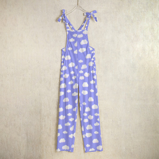 Dreamy Clouds Jumpsuit Overalls (Periwinkle)