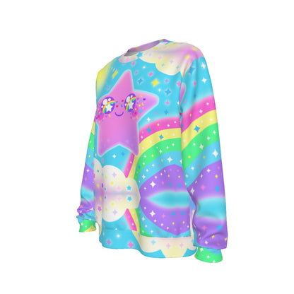 Rainbow Decora Star Women's Sweatshirt