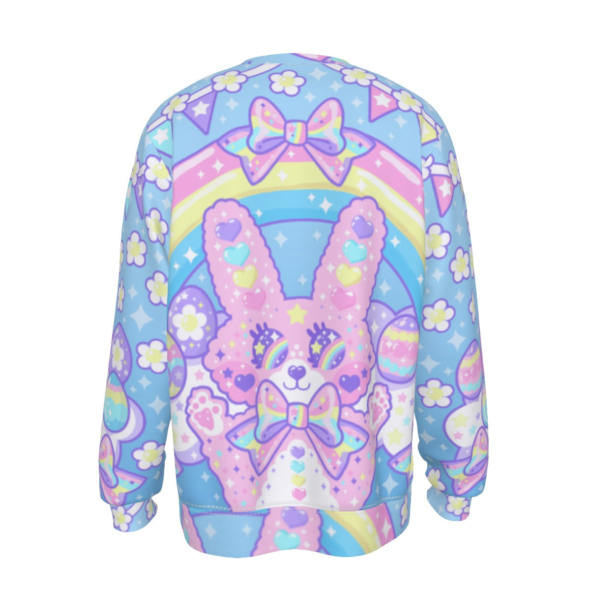 Magical Rainbow Easter Bunny Men's Sweatshirt