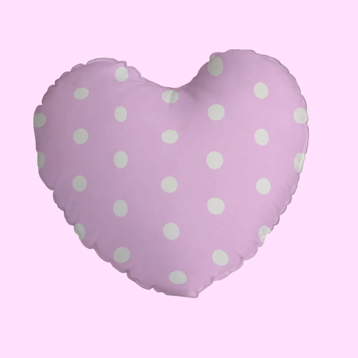 Sweet Love Hearts Heart Shaped Throw Pillow (Double Sided) (Pink x White)