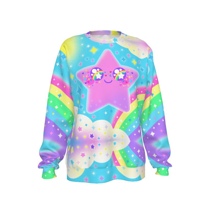Rainbow Decora Star Women's Sweatshirt