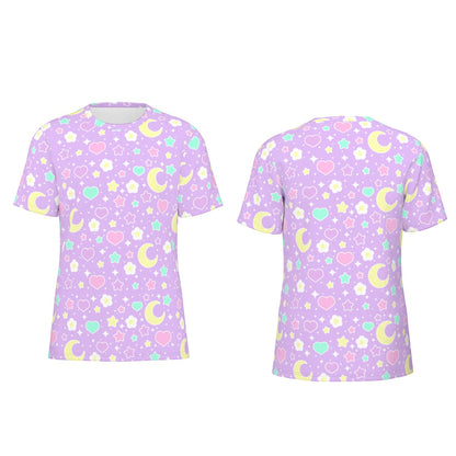 Magical Spring Unisex Cotton T-Shirt (Purple)