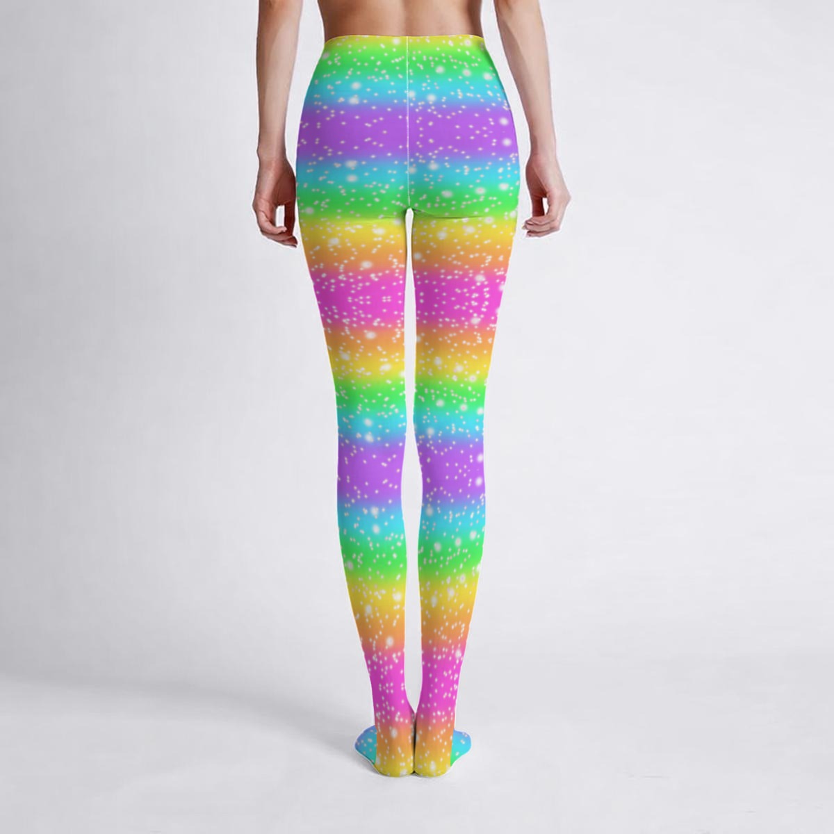 Rainbow Wonderland Stretchy Tights