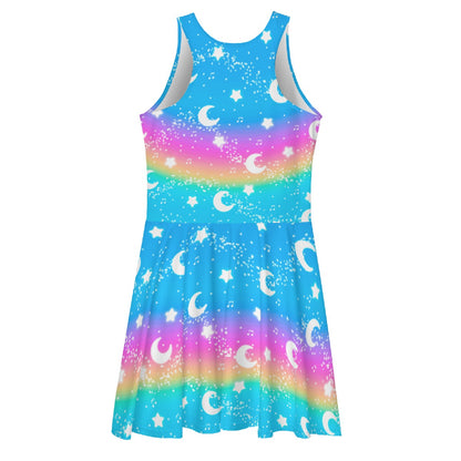 Magical Fairy Time Skater Dress (Rainbow Sunny Day)