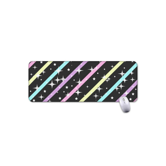 Sparkle Stars Gaming Mouse Pad / Desk Mat (Black)