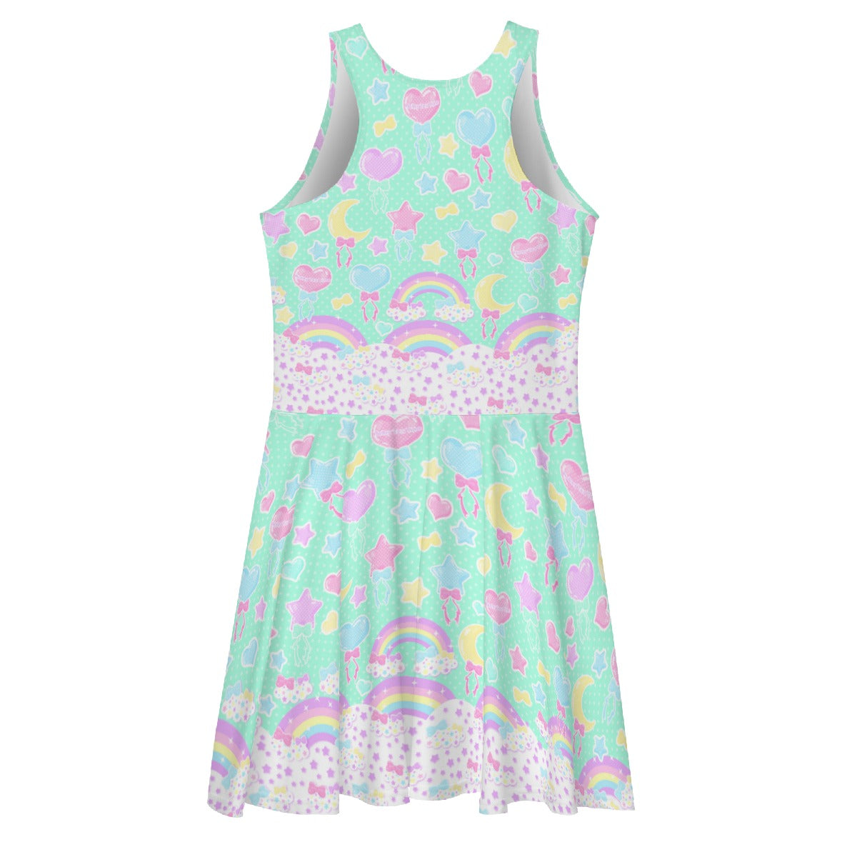 Pastel Party Skater Dress (Mint)