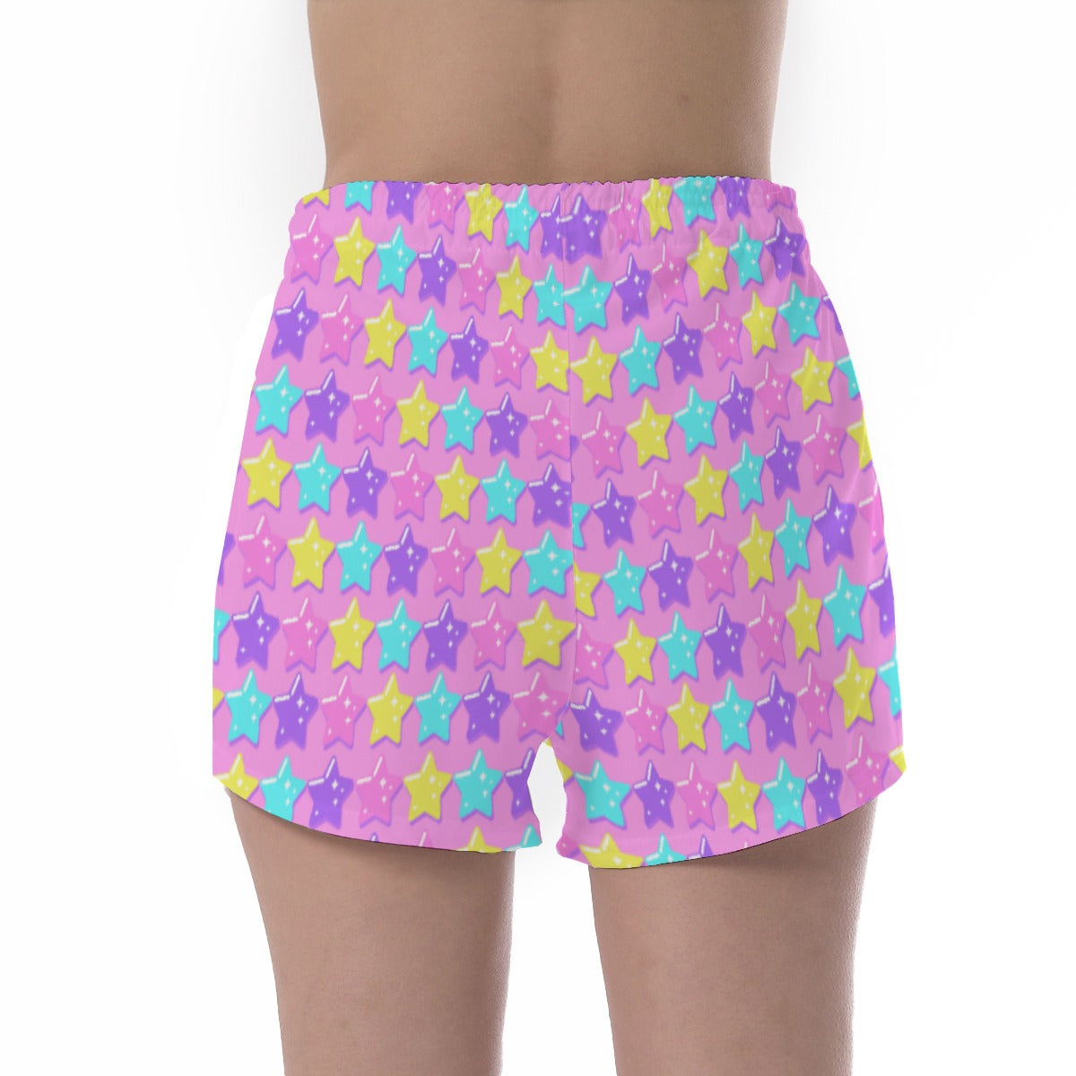 Electric Star Wave Pink Sport Shorts