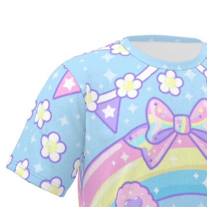 Magical Rainbow Easter Bunny Men's T-Shirt