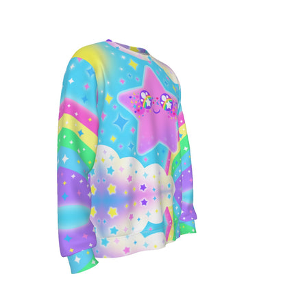 Rainbow Decora Star Men's Sweatshirt