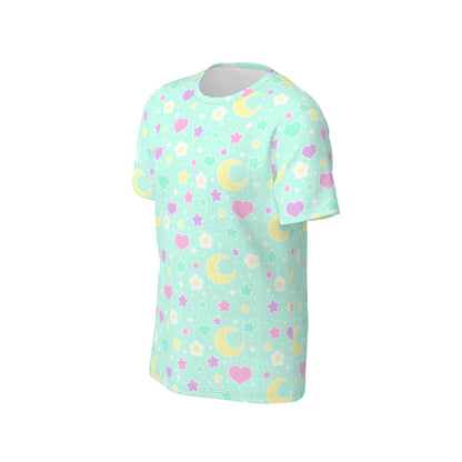 Magical Spring Unisex Cotton T-Shirt (Mint)