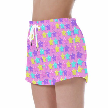 Electric Star Wave Pink Sport Shorts