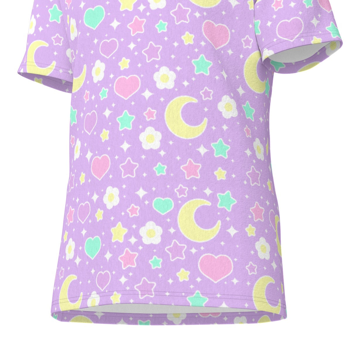 Magical Spring Unisex Cotton T-Shirt (Purple)