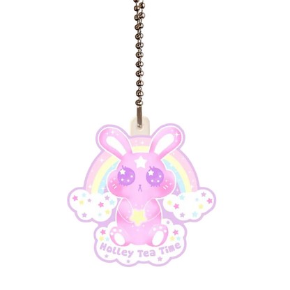 Wishing Bunny Acrylic Keychain Single Sided (3 inches)