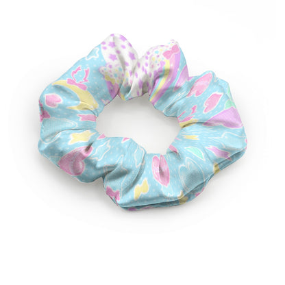 Pastel Party Satin Scrunchie (Blue)