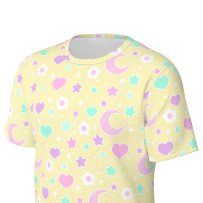 Magical Spring Unisex Cotton T-Shirt (Yellow)