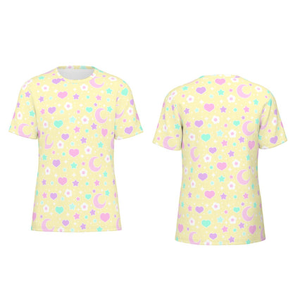 Magical Spring Unisex Cotton T-Shirt (Yellow)