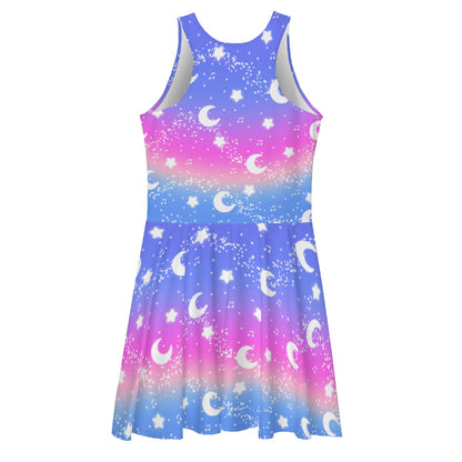 Magical Fairy Time Skater Dress (Rainbow Twilight)