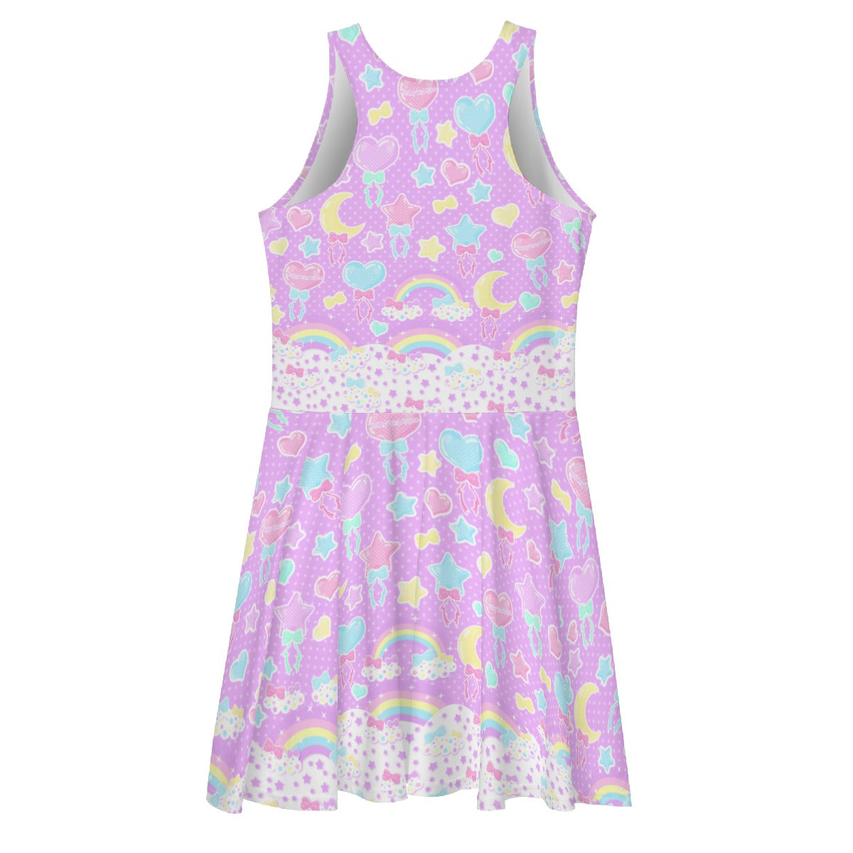 Pastel Party Skater Dress (Lavender)