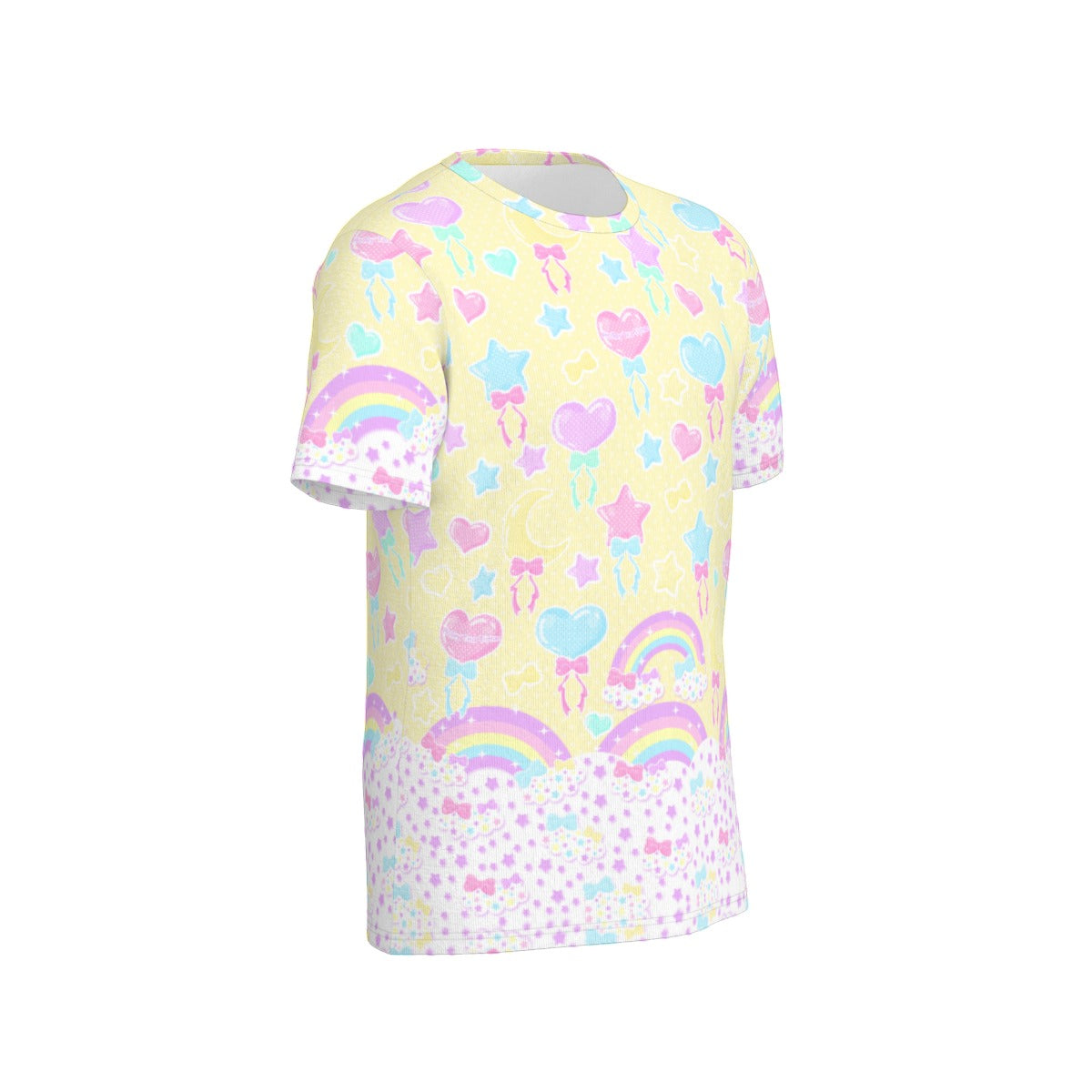 Pastel Party Unisex Cotton T-Shirt (Yellow)