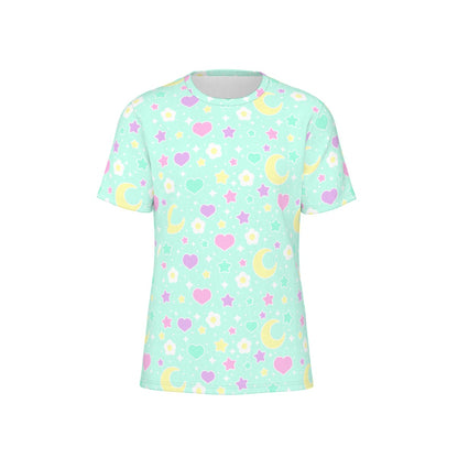 Magical Spring Unisex Cotton T-Shirt (Mint)