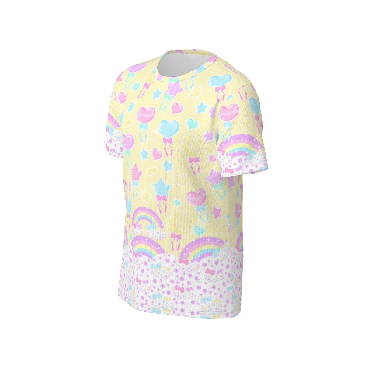 Pastel Party Unisex Cotton T-Shirt (Yellow)